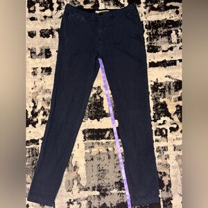 Dark Blue Burberry Brit Chino Pants